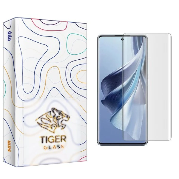 محافظ صفحه نمایش تایگر گلس مدل APL2 UV مناسب برای گوشی موبایل اوپو Reno 10