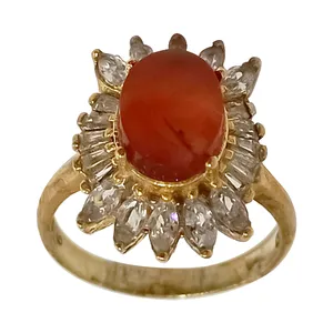 انگشتر نقره زنانه سلین کالا مدل عقیق ce-As033