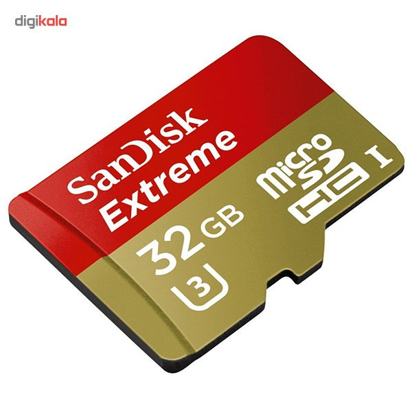 کارت حافظه سن دیسک adapter+MicroSDHC UHS-I U3 32GB 2