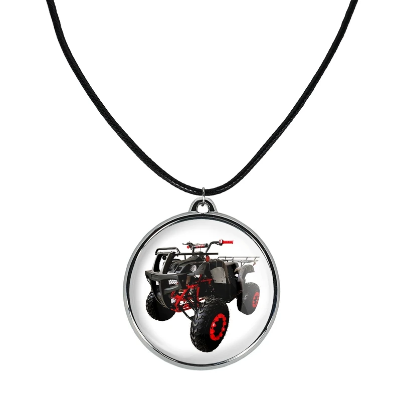 گردنبند خندالو مدل موتور چهار چرخ کد 3708437085