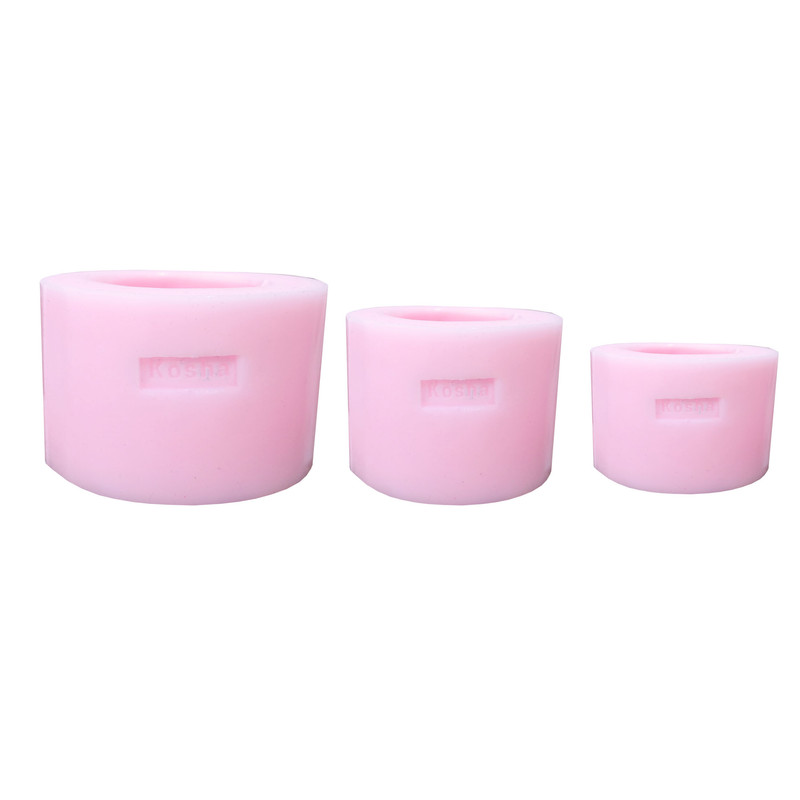 قالب شمع کوشا مدل رز پیونی مجموعه 3 تایی