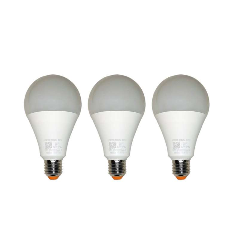 لامپ 20 وات نمانور مدل LED پایه E27 بسته 3 عددی