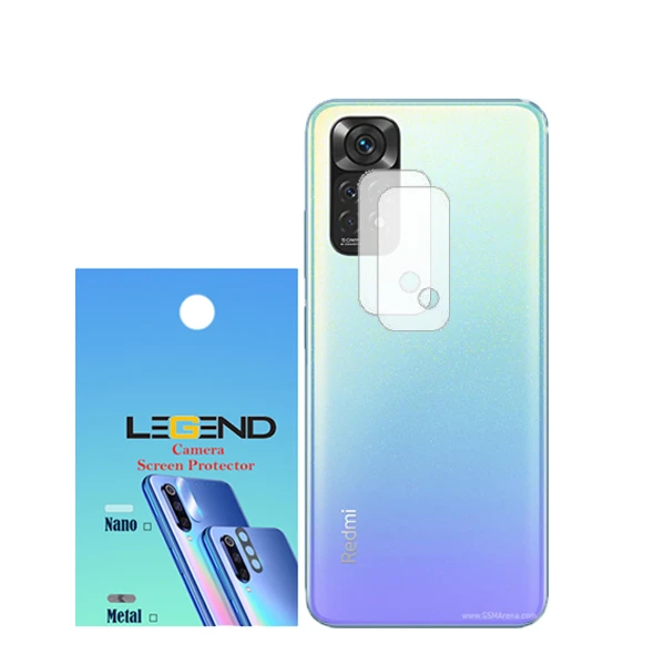 محافظ لنز دوربین نانو گلس مدل LEGEND مناسب برای گوشی موبایل شیائومی note 11 بسته 2 عددی