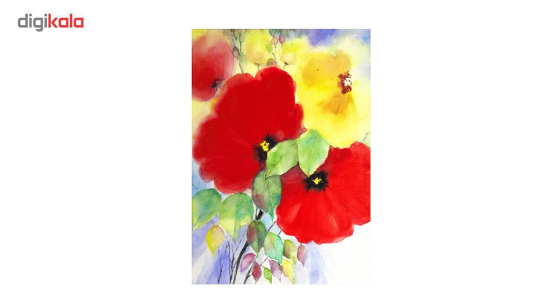 کارت پستال گالری نفیس طرح گل‌بهار کد NK03 - بسته 8 عددی