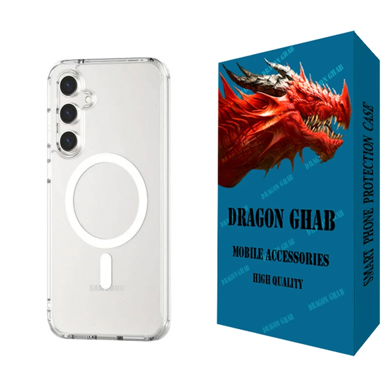 کاور دراگون قاب مدل مگ سیف مناسب برای گوشی موبایل سامسونگ Galaxy S24 FE 
