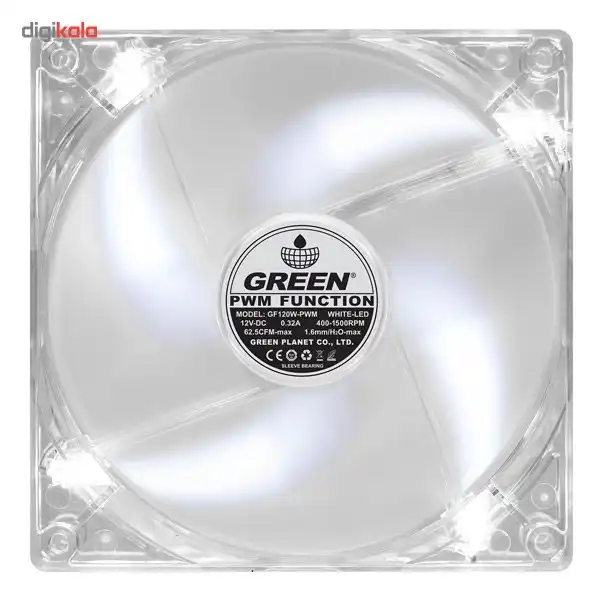 فن کیس گرین مدل GF120W-PWM