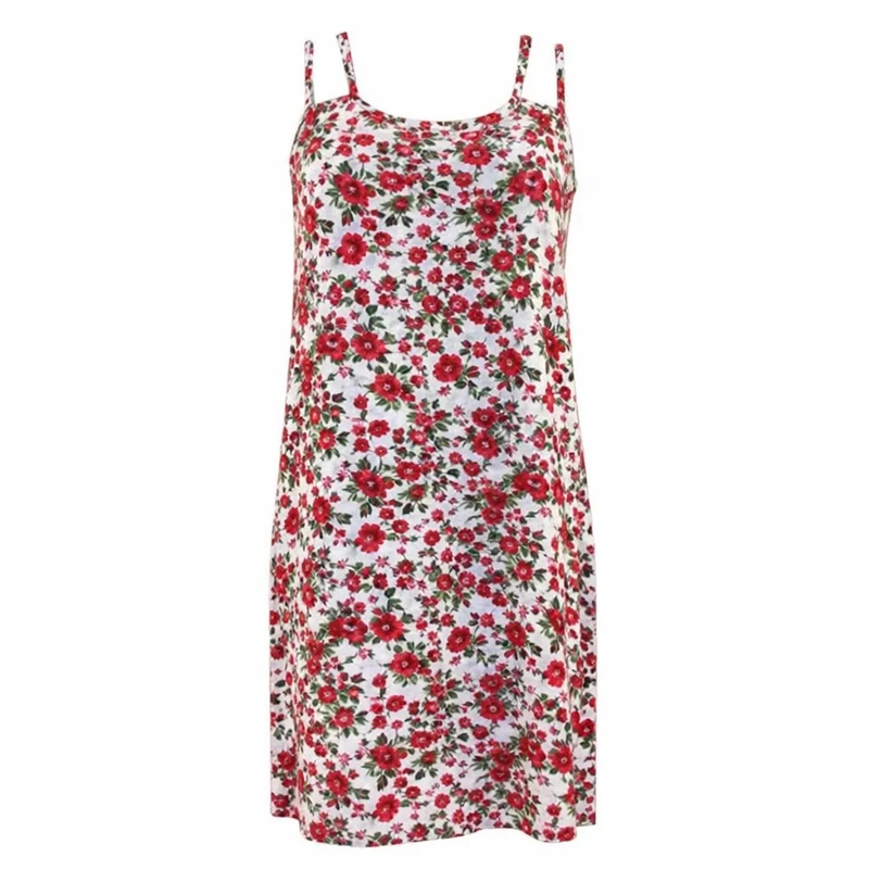 پیراهن ساحلی یقه دکلته زنانه مدل  گل ریز کد N019