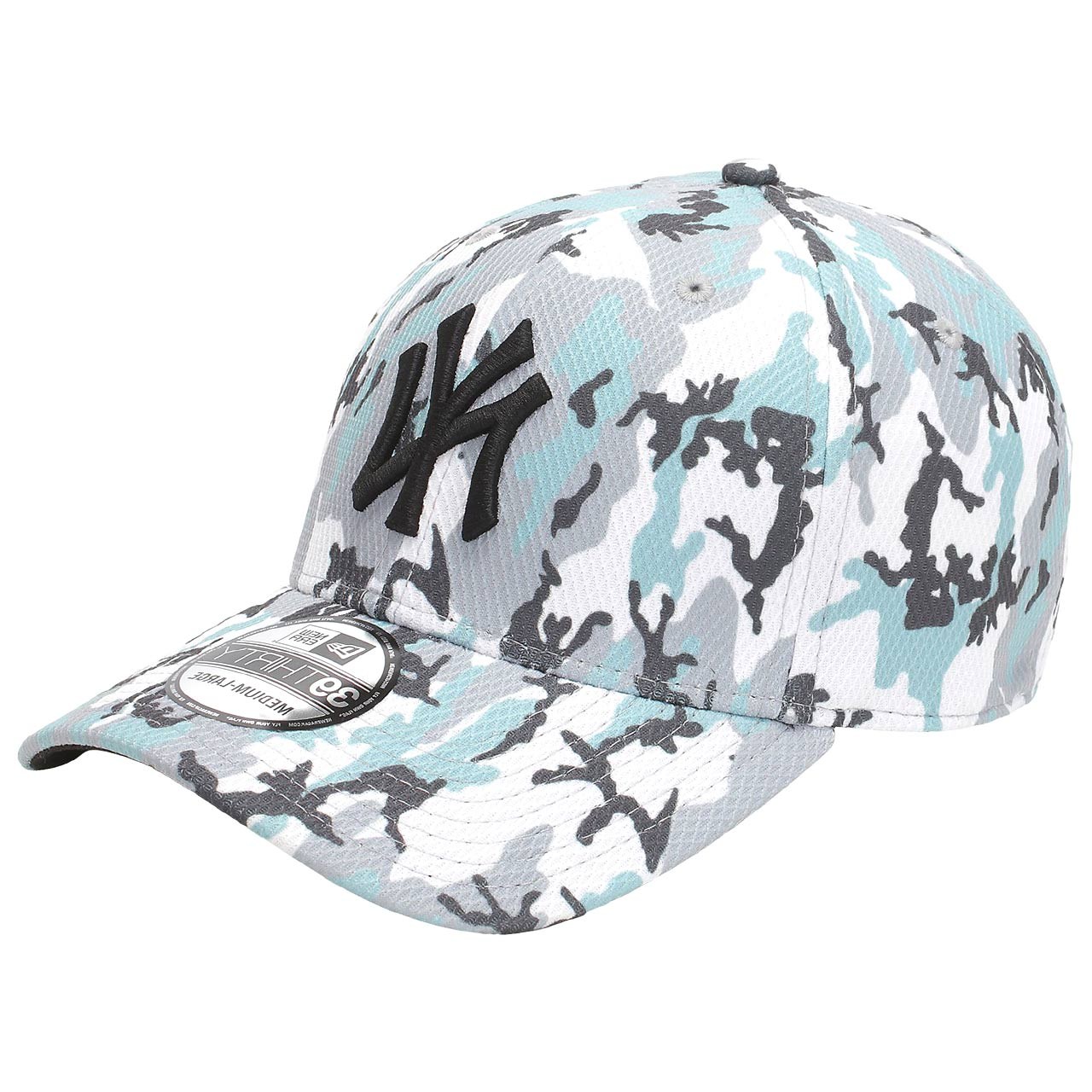 کلاه کپ نیو ارا مدل Stretch Diamond Camo NY Yankee