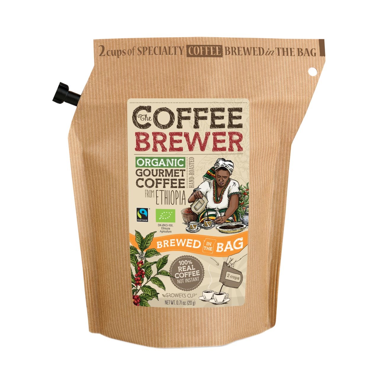 قهوه پاکتی گروئرزکاپ مدل Ethiopia