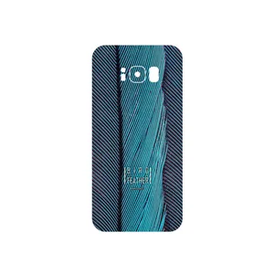 MAHOOT Turquoise feathers Cover Sticker for Samsung Galaxy S8