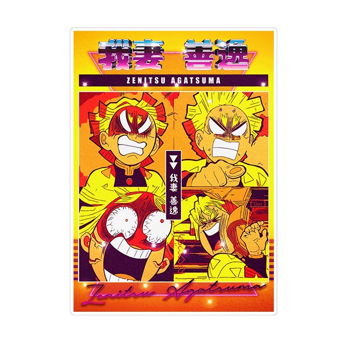 استیکر تزئینی موبایل و تبلت ماسا دیزاین مدل SM011 ANIME
