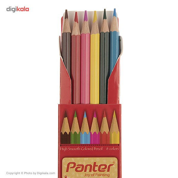 مداد رنگی 6 رنگ پنتر