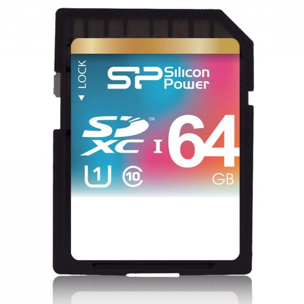 تصویر کارت حافظه سیلیکون پاور مدل Elite کلاس 10 استاندارد UHS-I U1 سرعت 50MBps – 64GB