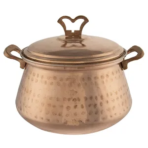 دیگ مسی آزین مس مدل خمره ای سایز 4