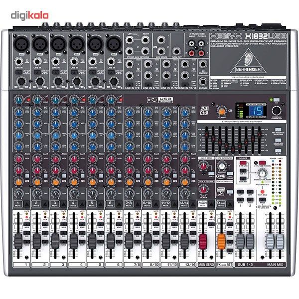 میکسر آنالوگ بهرینگر مدل Xenyx X1832USB میکسر آنالوگ بهرینگر مدل Xenyx X1832USB
