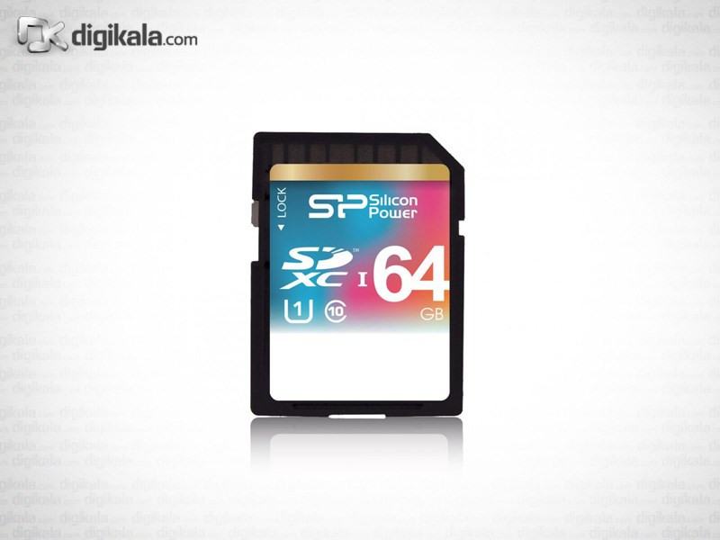 کارت حافظه سیلیکون پاور مدل Elite کلاس 10 استاندارد UHS-I U1 سرعت 50MBps - 64GB