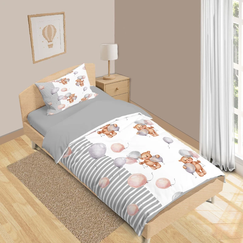 سرویس روتختی 1 نفر 5 تکه نوپه هوم مدل خرسی T6328