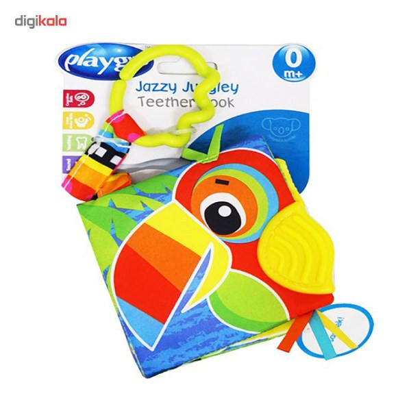 آویز پلی گرو مدل Jazzy Jungley Teether Book آویز پلی گرو مدل Jazzy Jungley Teether Book