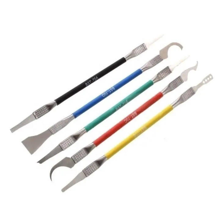 تیغ و کاردک تعویض آی سی بست مدل BST-70 مجموعه 5 عددی تیغ و کاردک تعویض آی سی بست مدل BST-70 مجموعه 5 عددی