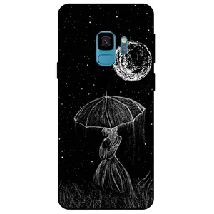 Megafone Girl and Moon 1369 Cover For Samsung Galaxy S9