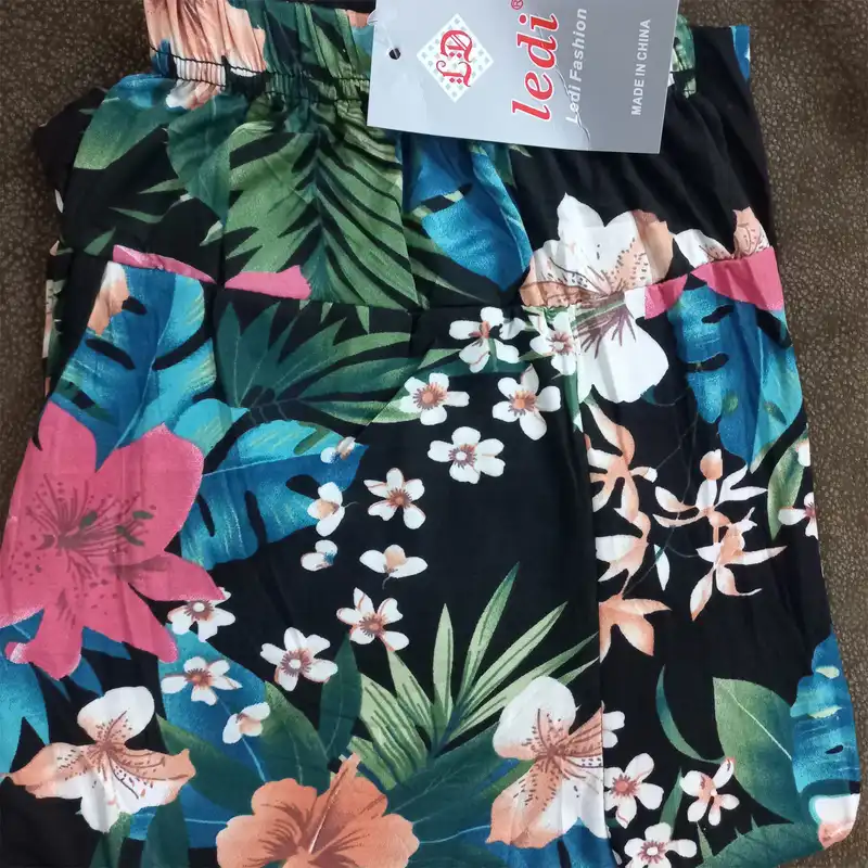 شلوار زنانه لیدی مدل Hawaii rng رنگ مشکی