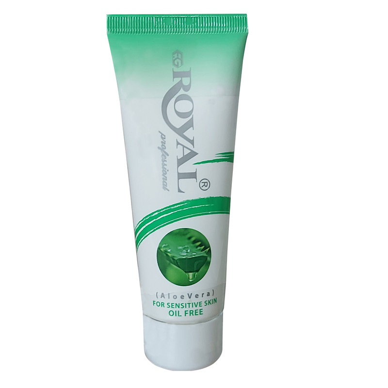 کرم مرطوب کننده رویال مدل Aloevera حجم 75 میلی لیتر