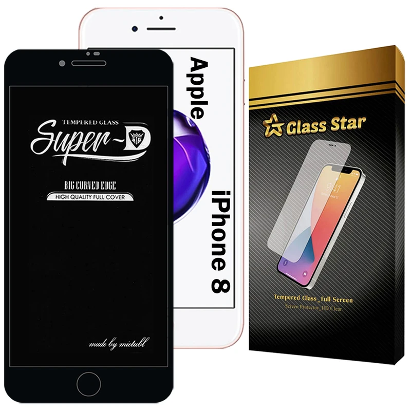 محافظ صفحه نمایش گلس استار مدل SUPERDNS مناسب برای گوشی موبایل اپل iPhone 8 