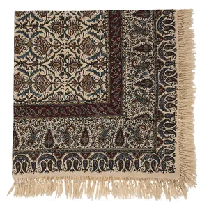سفره قلمکار ممتاز اثر عطریان طرح 26 سایز 100 × 100 سانتی متر