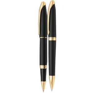 Europen Ring Ballpoint Pen and Rollerball Pen Set