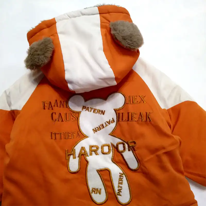 کاپشن پسرانه طرح خرس تدی کد OrgCr