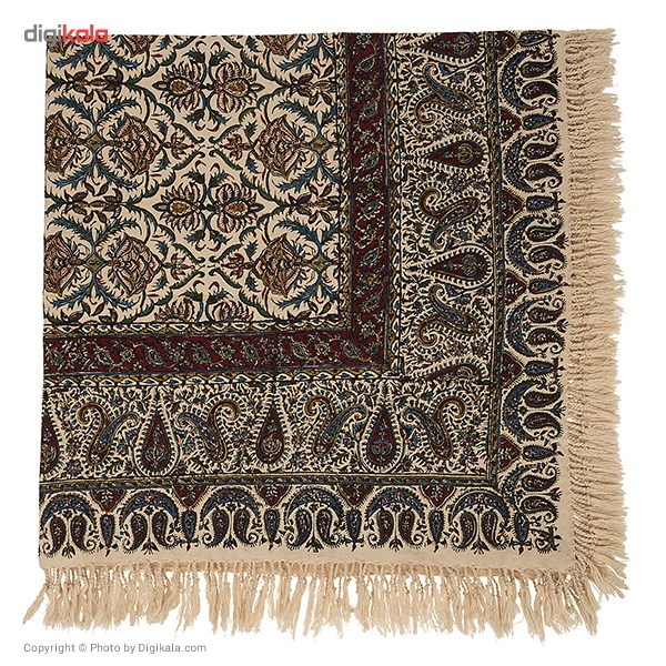 سفره قلمکار ممتاز اثر عطریان طرح 26 سایز 100 × 100 سانتی متر