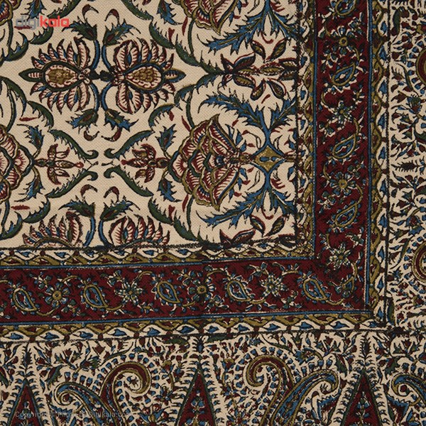 سفره قلمکار ممتاز اثر عطریان طرح 26 سایز 100 × 100 سانتی متر