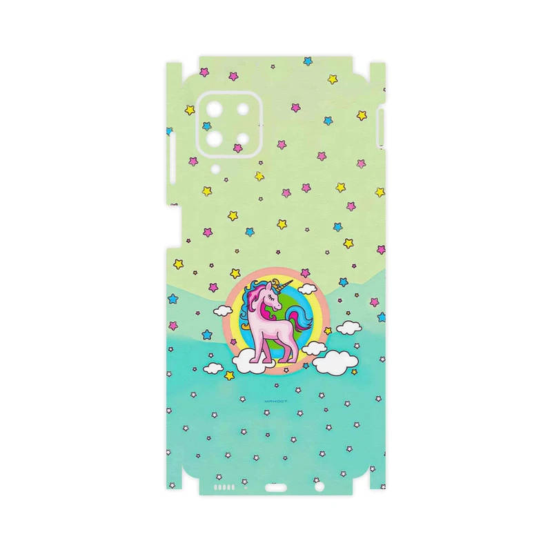 برچسب پوششی ماهوت مدل Rainbow unicorn adventure-FullSkin مناسب برای گوشی موبایل سامسونگ Galaxy M62