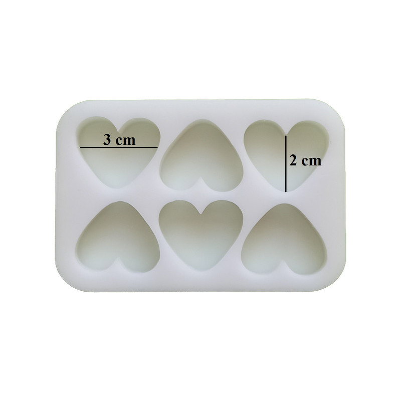 قالب رزین مدل قلب کد heart6