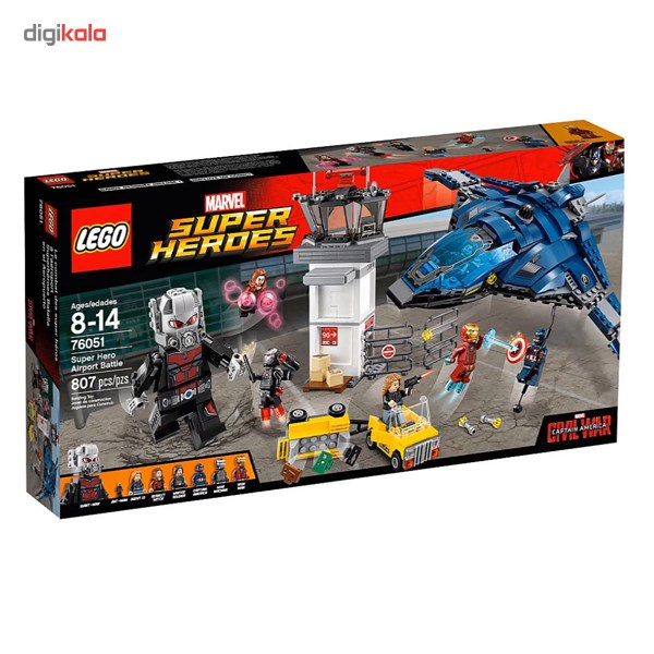 لگو سری Marvel Super Hero مدل Airport Battle 76051 لگو سری Marvel Super Hero مدل Airport Battle 76051
