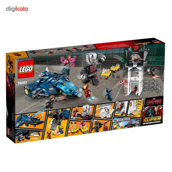 لگو سری Marvel Super Hero مدل Airport Battle 76051 لگو سری Marvel Super Hero مدل Airport Battle 76051