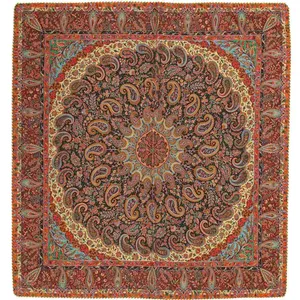 رومیزی ترمه هاشمی طرح باغ‌بهشت کد84031