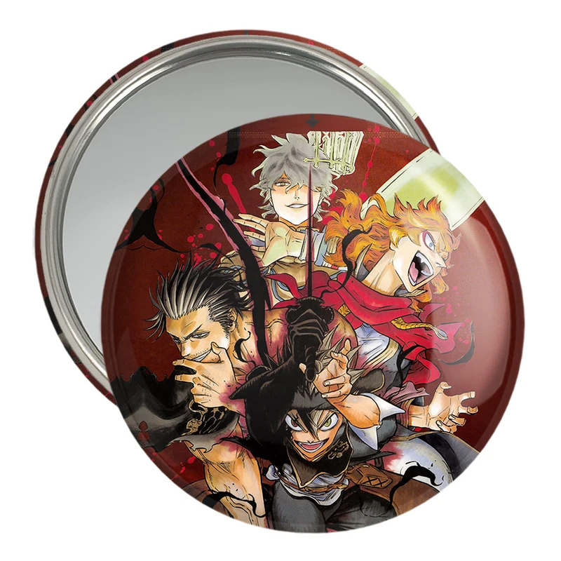 آینه جیبی خندالو مدل آستا و کاپیتان یامی انیمه بلک کلاور کد 11731