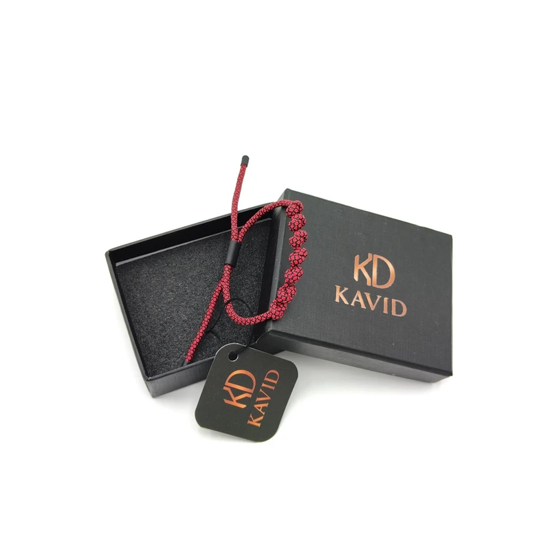 عکس شماره 2 : دستبند کاوید مدل هفت-گره kd_mw701