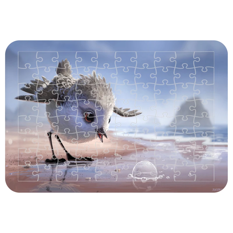 پازل 54 تکه اطلس آبی طرح پرنده مدل P1465