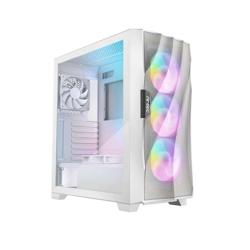 کیس کامپیوتر انتک مدل DF700 Flux White Gaming Mid Tower Case