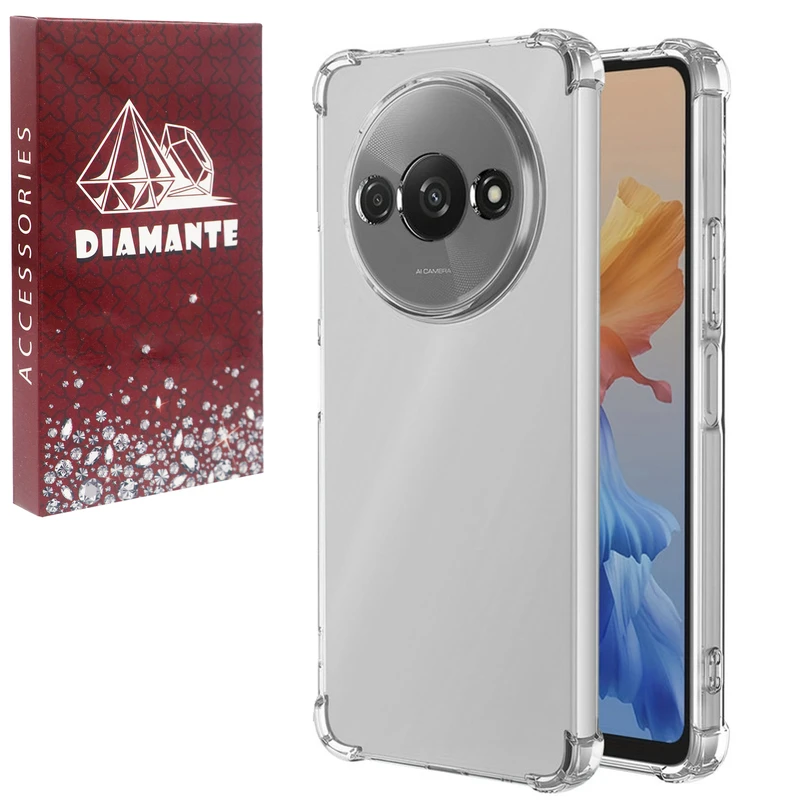کاور دیامانته مدل ساده مناسب برای گوشی موبایل شیائومی Redmi A3