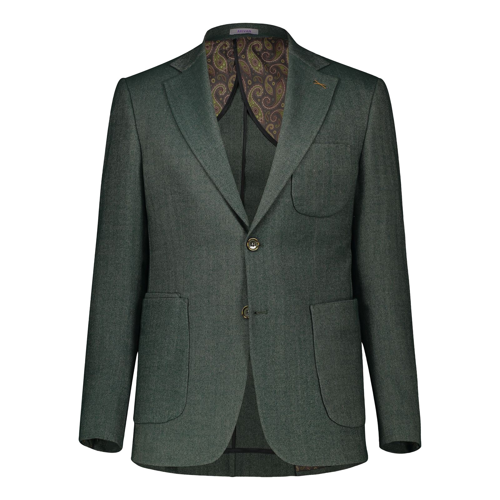 کت تک مردانه آریوان مدل جناغی کد B033 - - 1