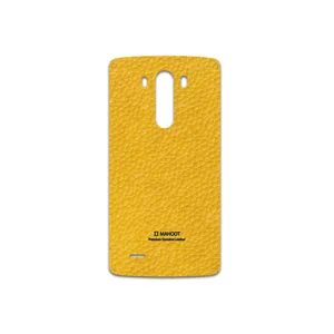 MAHOOT Mustard-Leather Cover Sticker for LG G3