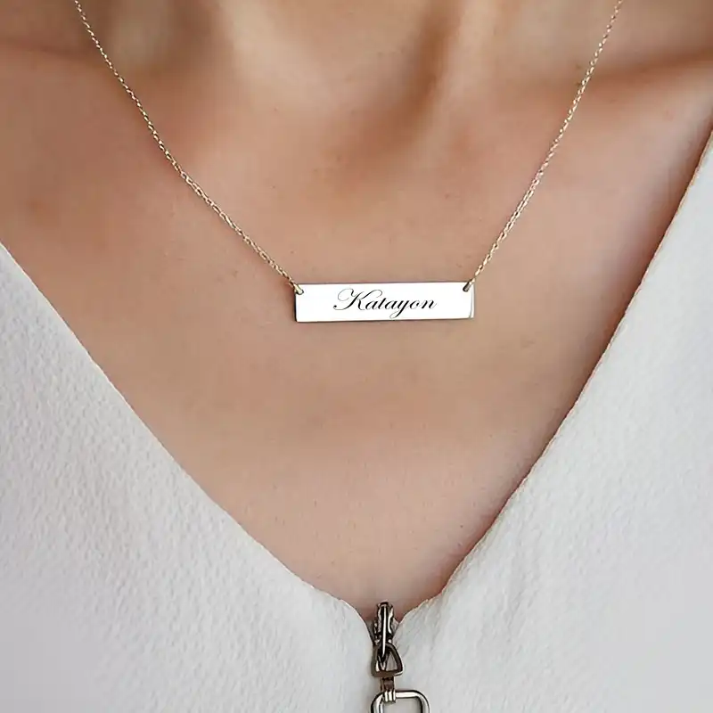 گردنبند نقره زنانه لیردا مدل کتایون mst