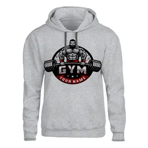 هودی مردانه مدل  128 رنگ طوسی