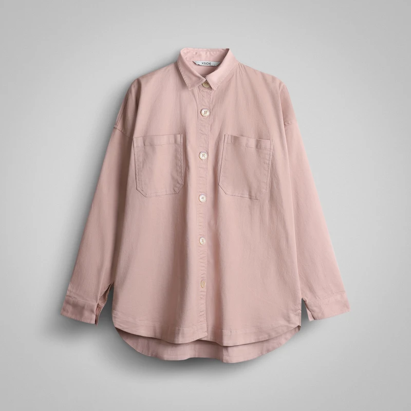 شومیز آستین بلند یقه برگردان زنانه ایکس ساید مدل W437349Z8