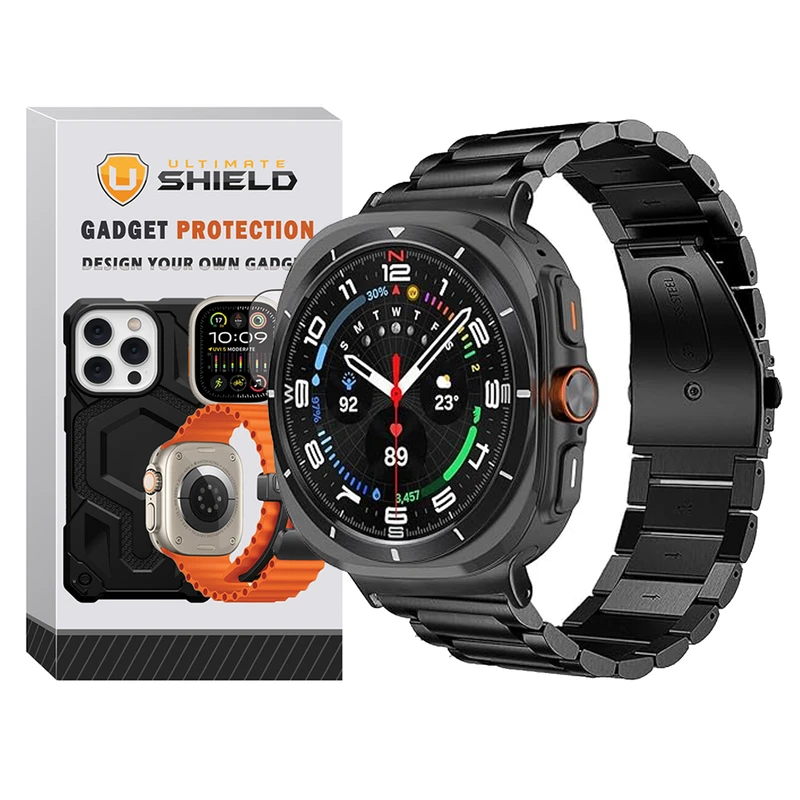 بند آلتیمیت شیلد مدل 3Bead UL مناسب برای ساعت هوشمند سامسونگ Galaxy Watch 7 Ultra 47mm