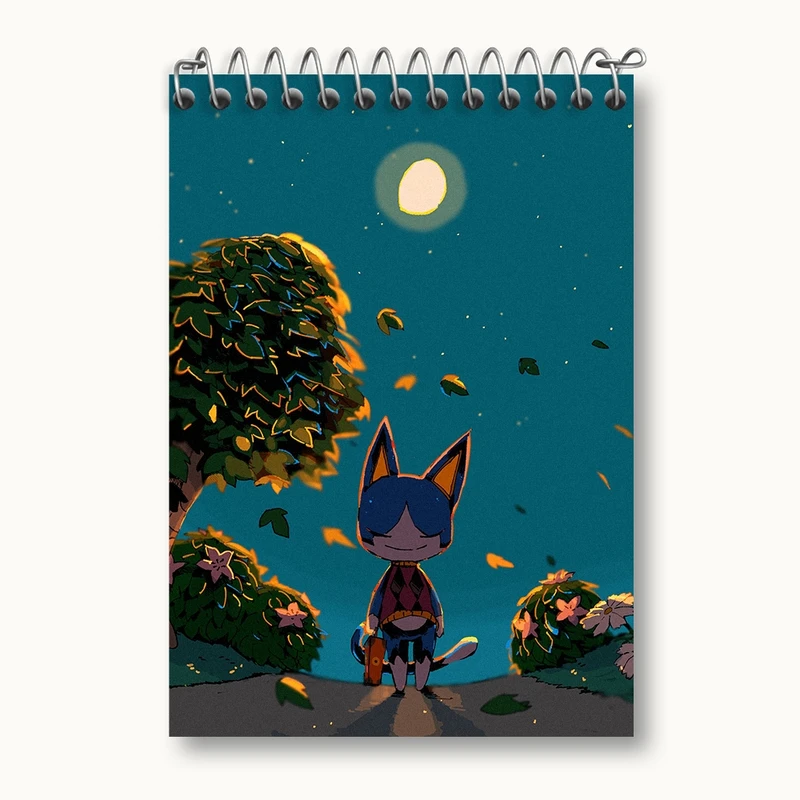دفتر یادداشت 50 برگ خندالو مدل بازی انیمال کراسینگ (Animal Crossing) کد 32654