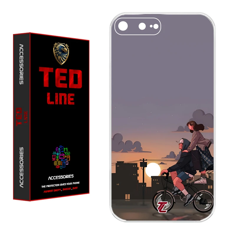 کاور تدلاین طرح عاشقانه کد 1215 مناسب برای گوشی موبایل اپل Iphone 7 Plus / 8 Plus 